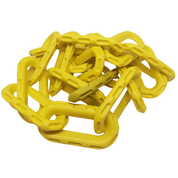 Corrente Plastica Amarela Elo Pequeno