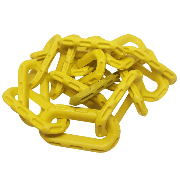 Corrente Plastica Amarela Elo Grande