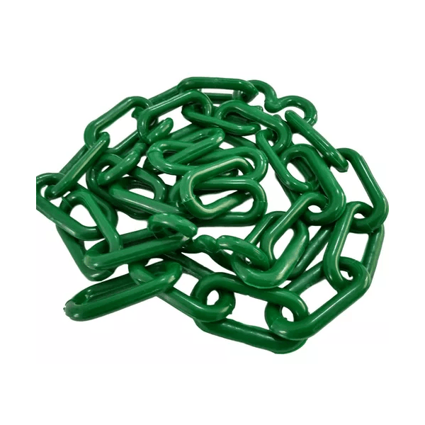 Corrente Plástico Verde Elo Grande