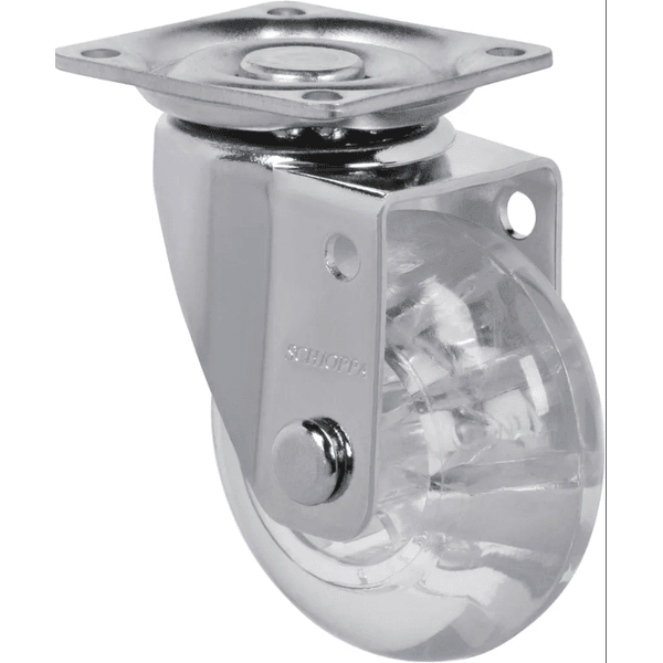 Rodizio Giratório GEL Colorgel 50mm para até 40kg Schioppa GLAP 210 GEL 40KG
