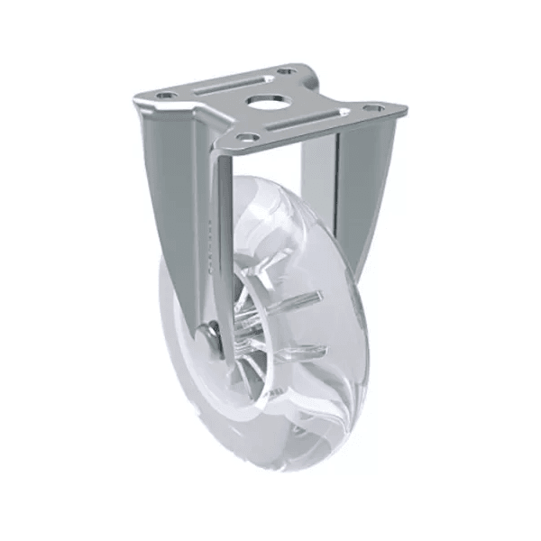 Rodizio Fixo GEL Colorgel 75mm para até 50kg Schioppa FLAP 310 GEL 50KG