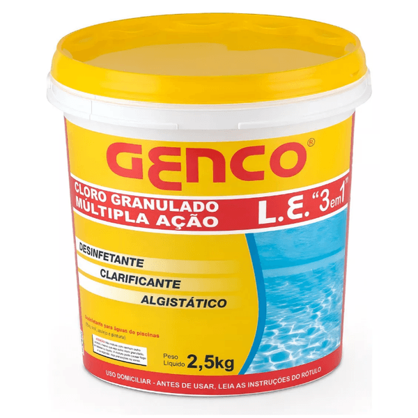 Cloro Multipla Ação Balde 2,5kg
