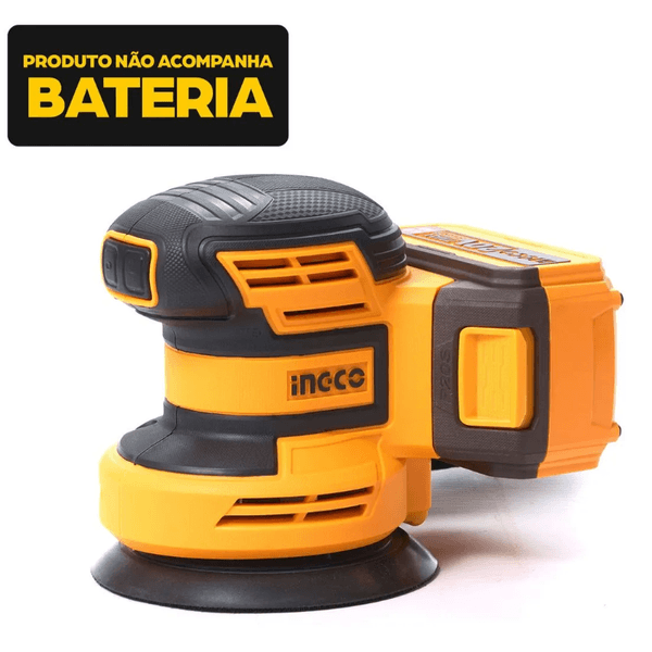 Lixadeira Roto-orbital Ingco a Bateria (nao Acompanha) 20v P20s