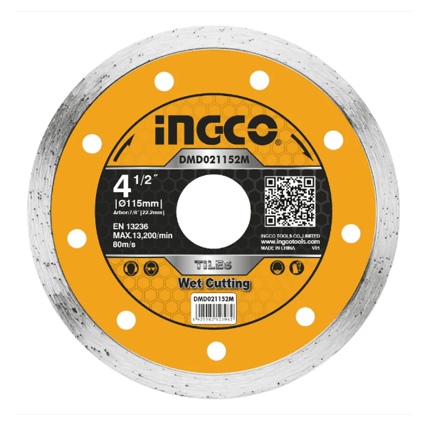 Disco Diamantado Continuo Ingco 4.1/2 Pol (115mm x 22.2mm)