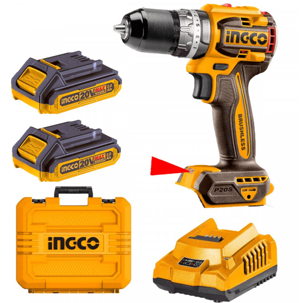 Parafusadeira e Furadeira C Impacto 1/2pol a Bat 20v C/ 2 Bat 2.0ah Cidli20602-9