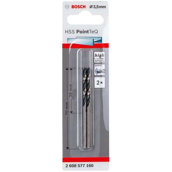 Broca Hss Pointteq 3.5mm 2pcs