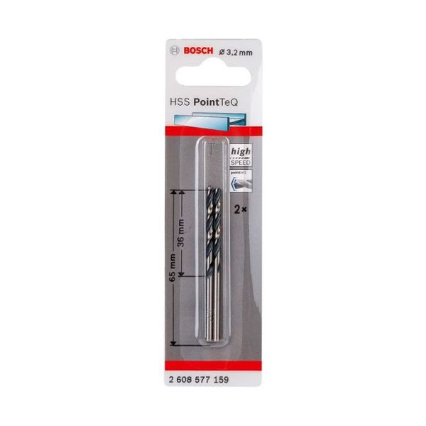 Broca Hss Pointteq 3.2mm 2pcs
