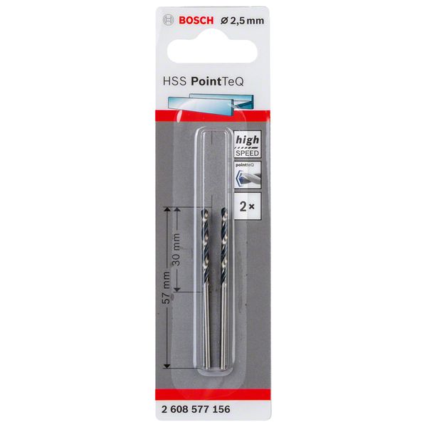 Broca Hss Pointteq 2.5mm 2pcs
