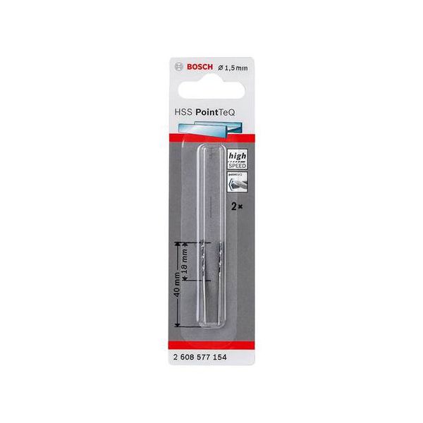 Broca Hss Pointteq 1.5mm 2pcs