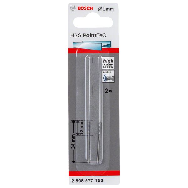 Broca Hss Pointteq 1.0mm 2pcs