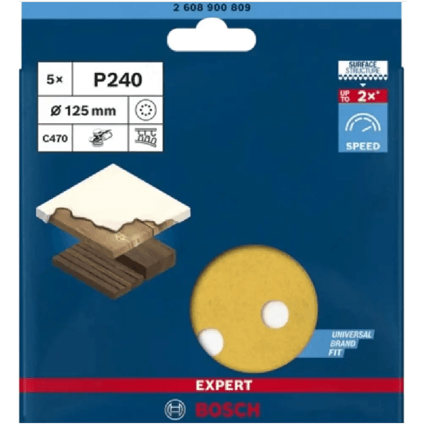 Disco Lixa Expert C470 125mm G240 5pc