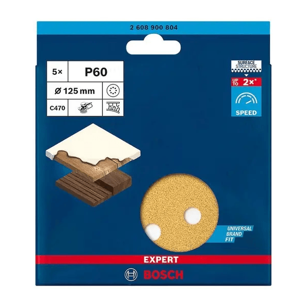 Disco Lixa Expert C470 125mm G60 5pc
