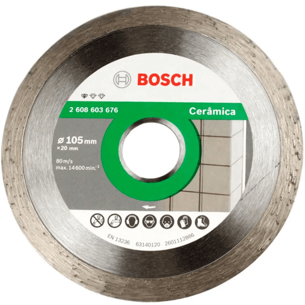 Disco Diamantado Std Ceramic Liso 105mm