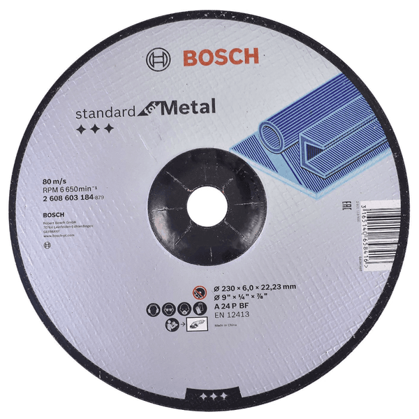 Disco de Desbaste para Metal 230mm Gr.24