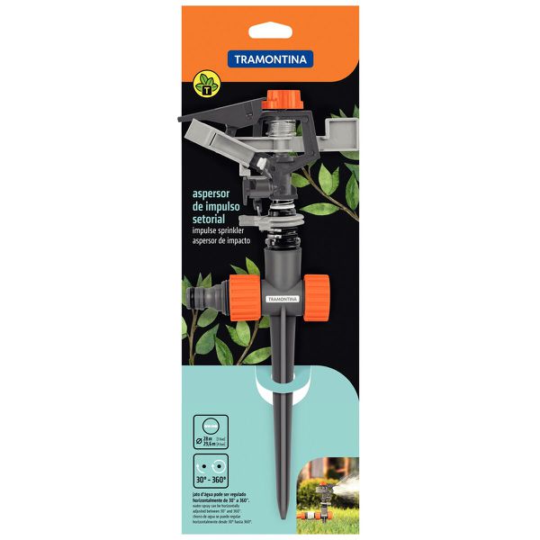 Aspersor por Impulso Setorial PlastIco Engate Rapido