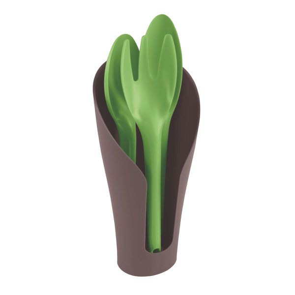 Jogo para Jardinagem Cocoon com Peças Plásticas Verde com Contenedor Marrom 4 Peças