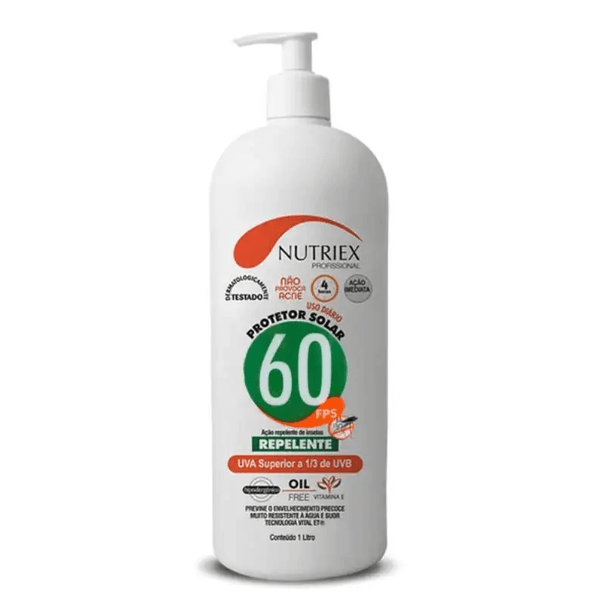 Protetor Solar Fps 60 1/3 Uva C/repelente 1l