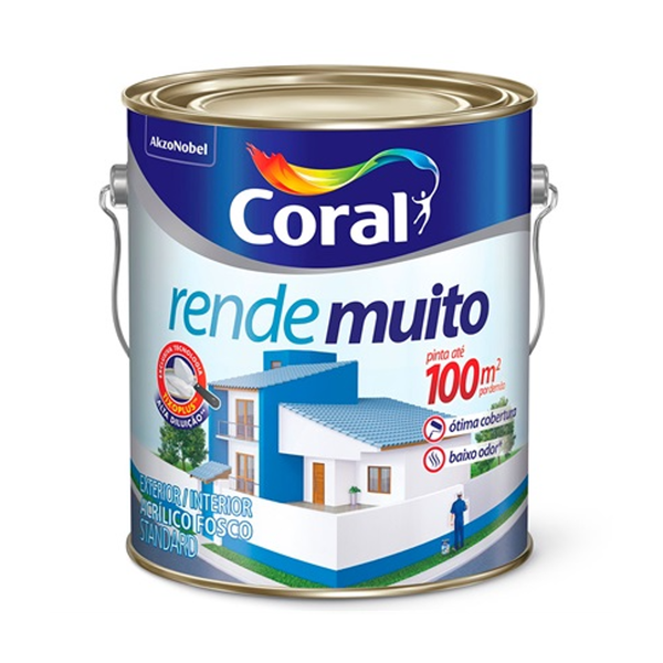 LATEX RENDE MUITO CORAL 3,6L