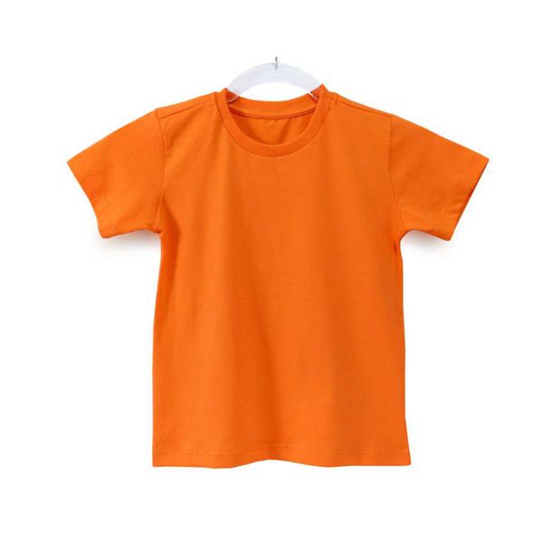 Camiseta Infantil Básica Tangerina