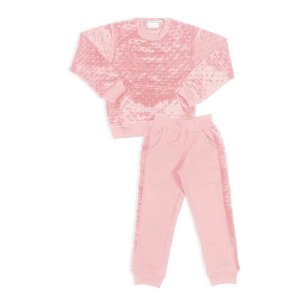 Conjunto Moletom Peludinho Rosa