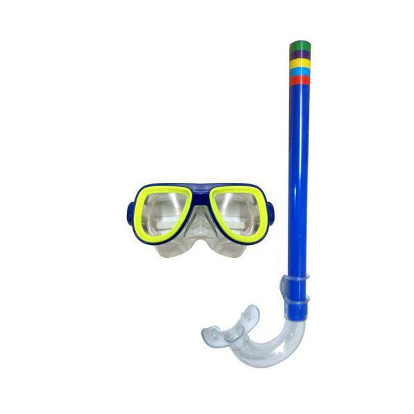 Kit Snorkel C/ Máscara Azul