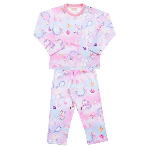 Pijama Slim Soft 2 Peças Unicorniolovers