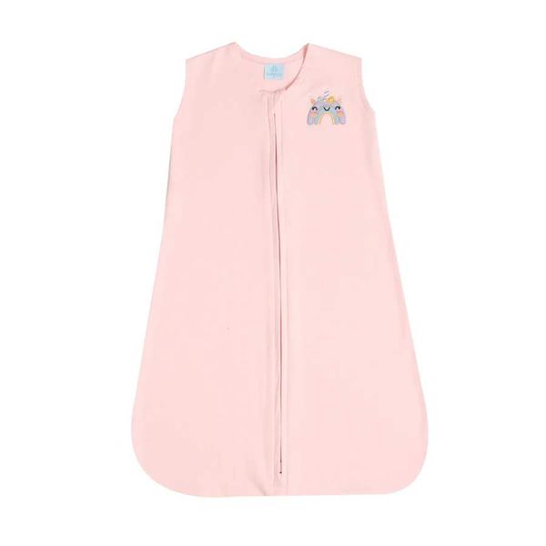 Saco de Dormir para Bebê em Algodão Egípcio - Casulo - Rosa Claro