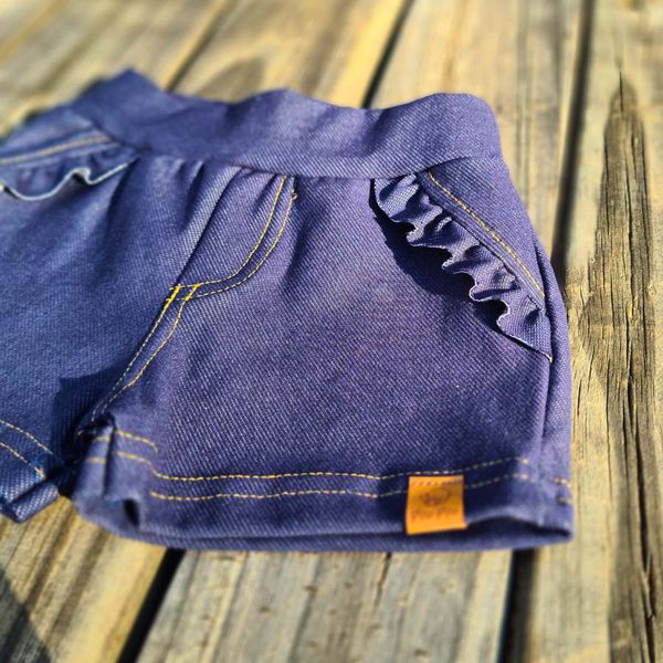 Shorts Jeans Bebê Menina Petit Papillon Bebê Criança