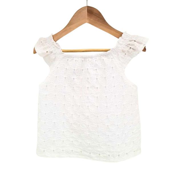 Top Infantil em Laise Branco