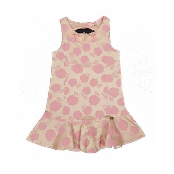 Vestido Jacquard Rosa