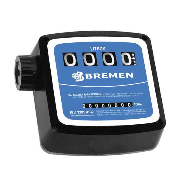 Medidor de Vazão 4 Dígitos Mecânico 120l/min