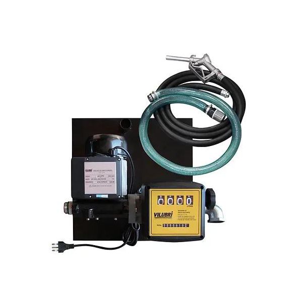 KIT BOMBA DIESEL 230V 60L/MIN - 4M DE MANGUEIRA - VILUBRI
