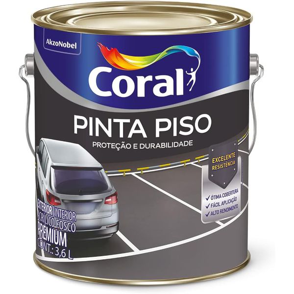 Tinta Acrílica Pinta Piso 3,6L Coral