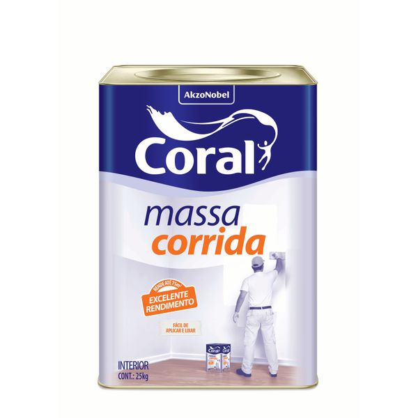 Massa Corrida 25KG Coral