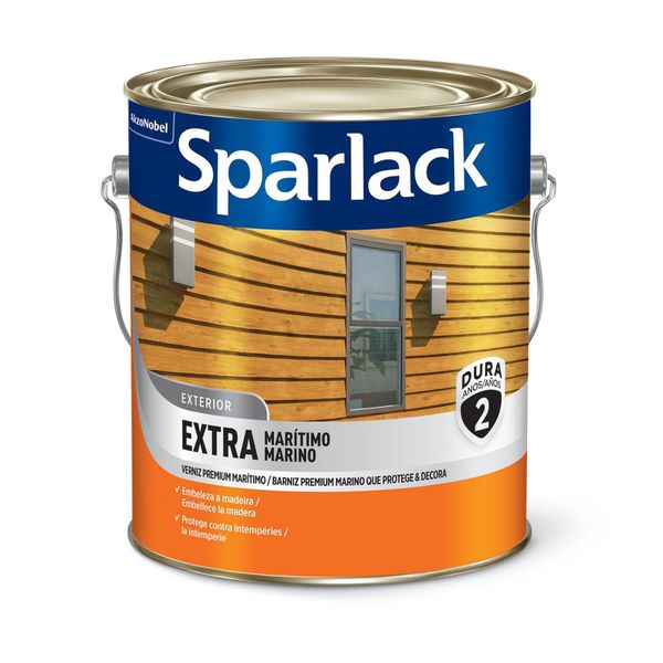 Verniz Extra Marítimo Brilhante 3,6L Sparlack