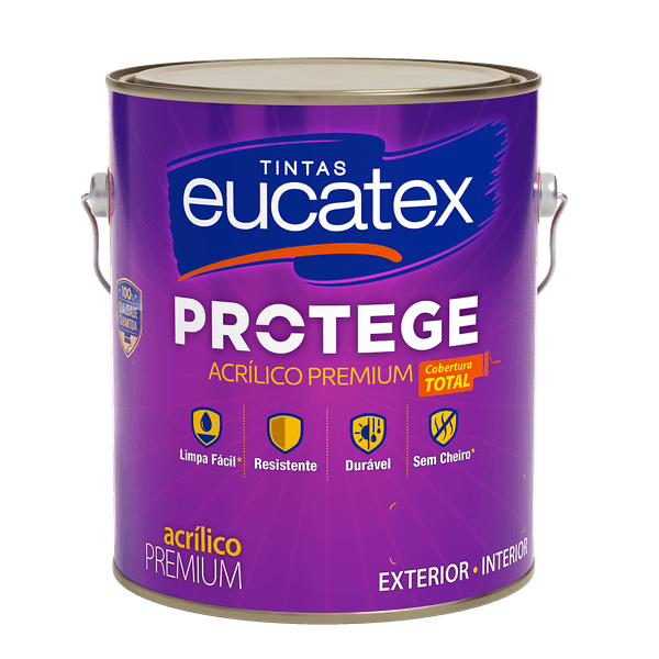 Tinta Acrílica Protege Acetinado 3,6L Eucatex