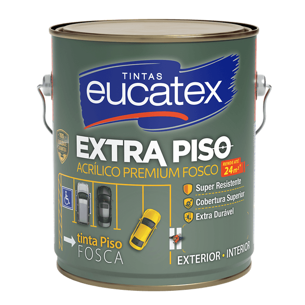 Tinta Acrílica Extra Piso 3,6L Eucatex