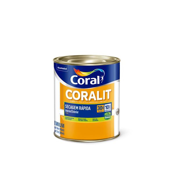 Coralit Esmalte Total Balance Brilhante 900ML Coral