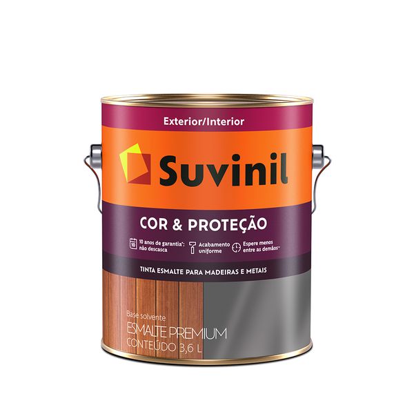 Esmalte Sintético Cor & Proteção Brilhante 3,6L Suvinil