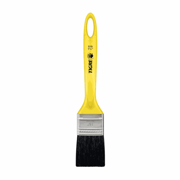 Trincha Para Pintura Filamento Sintético Preto 519 1.1/2" Tigre