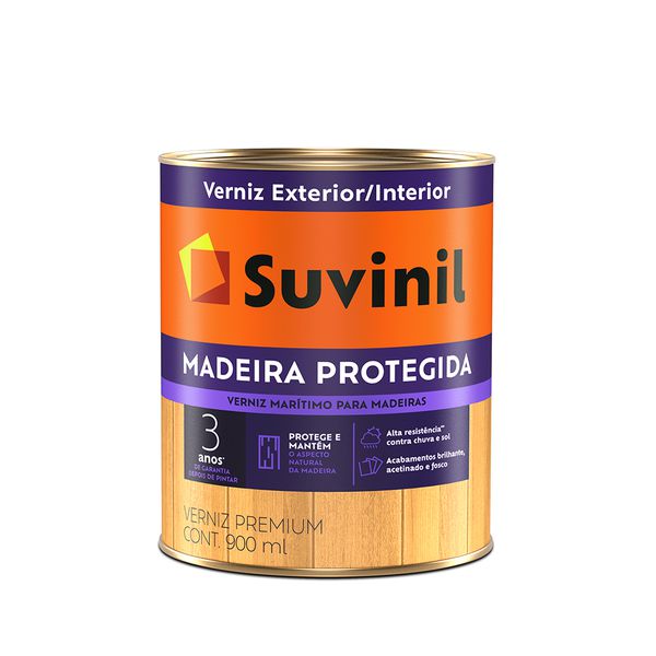 Verniz Madeira Protegida Natural Acetinado 900ML Suvinil