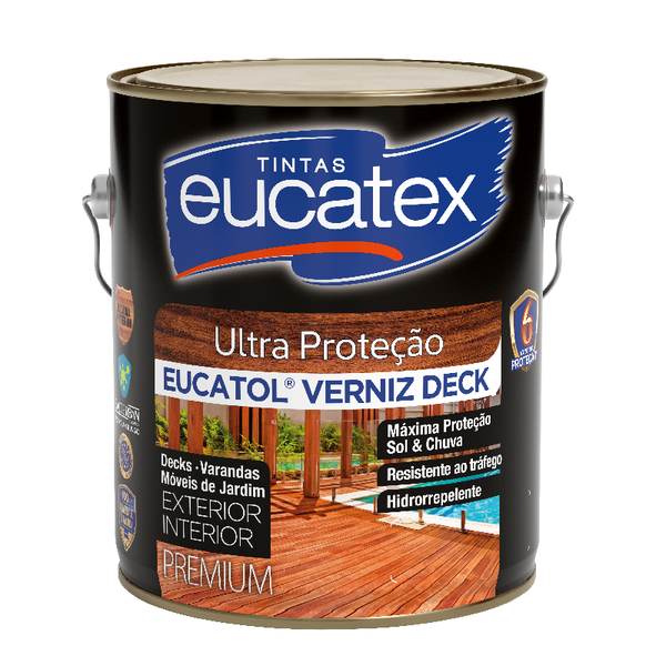 Verniz Deck Semibrilhante 3,6L Eucatex