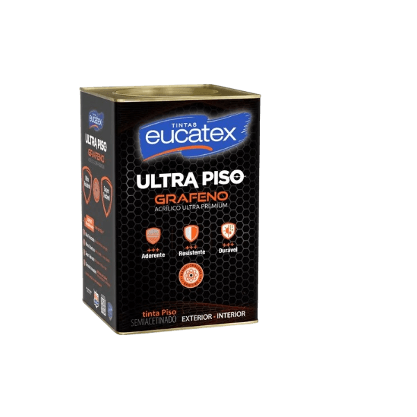 Tinta Acrílica Ultra Piso Grafeno 18L Eucatex