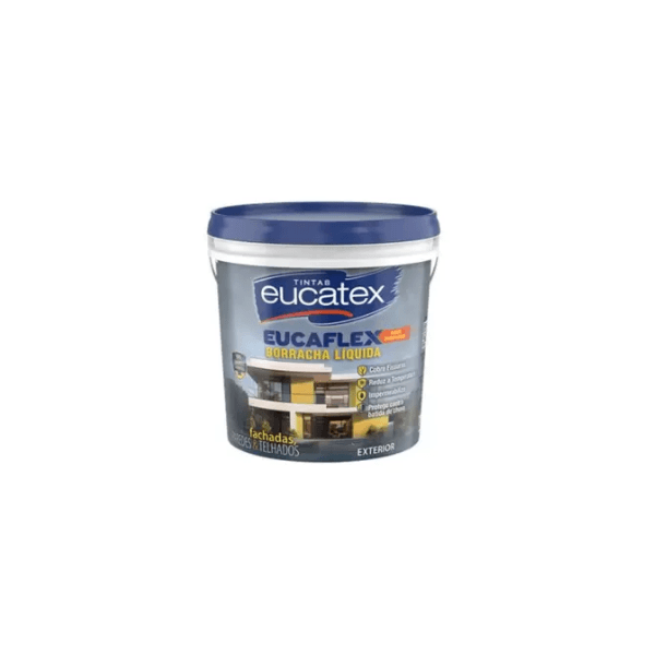 Tinta Borracha Liquida 4kg Eucaflex