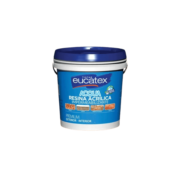 Eucatex Resina Acr B. Agua Ceram Telha (balde) 3,6L