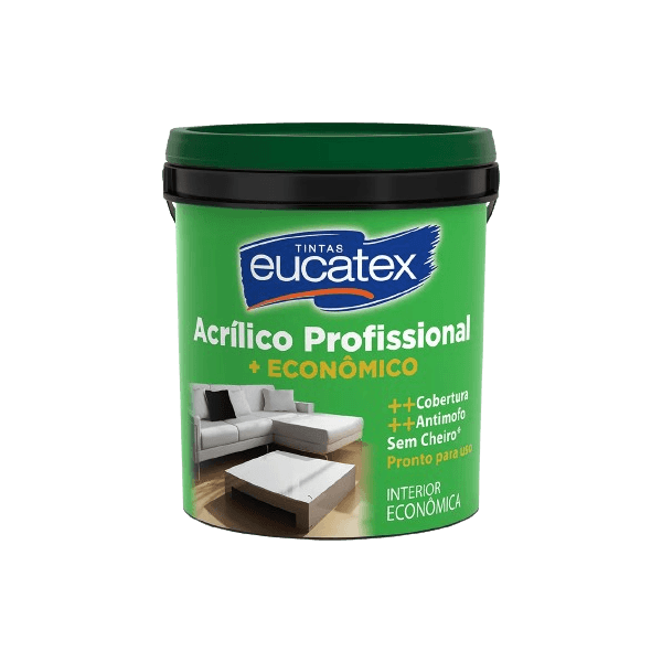 Tinta Acrilica Profissional Branco 18l Eucatex 