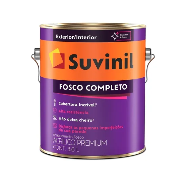 Tinta Acrílica Fosco Completo 3,6L Suvinil