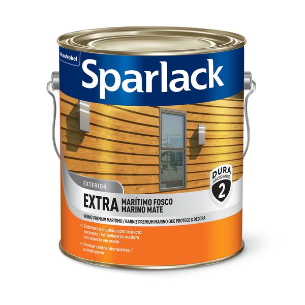 Verniz Extra Marítimo Fosco 3,6L Sparlack 