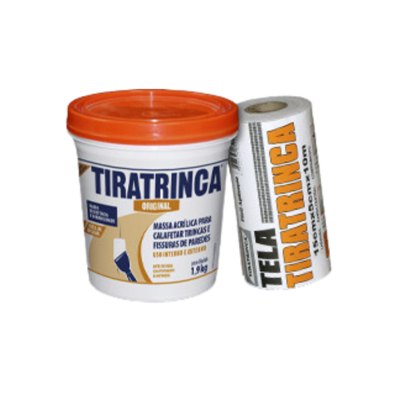 Kit Tira Trinca Massa 0,9KG+Tela 2,5M