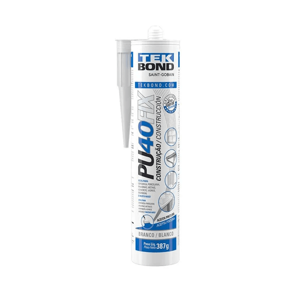 Pu40fix Branco Cartucho 387g/280ml Tekbond